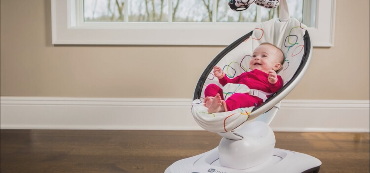 how long can baby stay in mamaroo swing