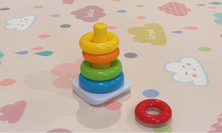When Do Babies Learn to Stack Rings